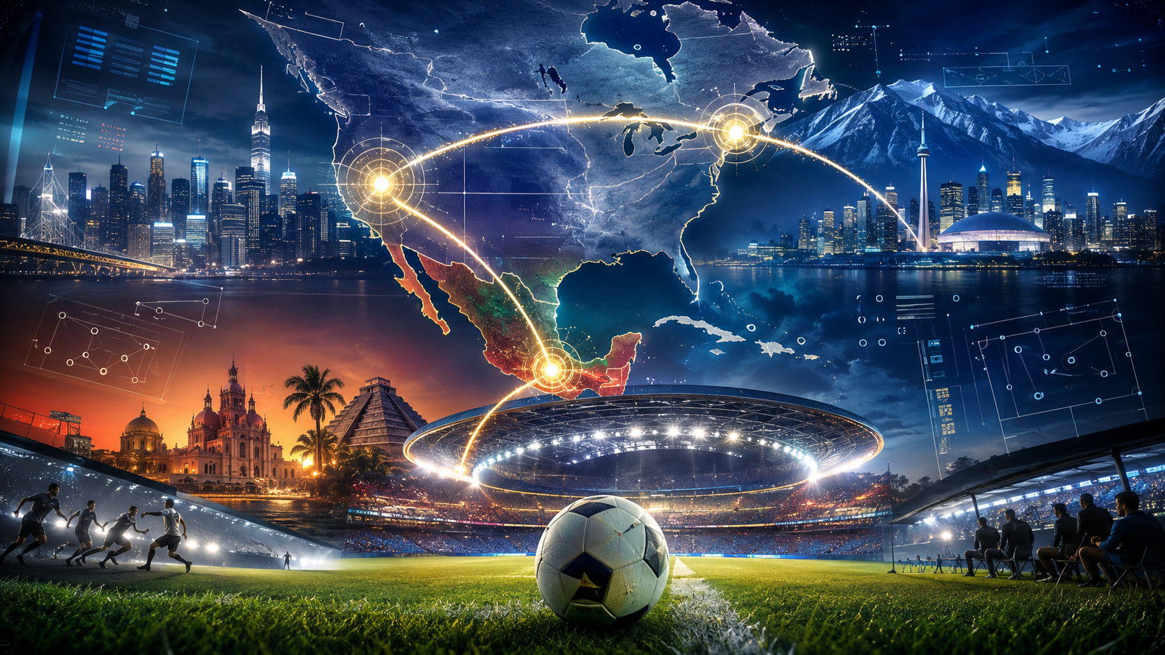 Copa do Mundo 2026 nos EUA, México e Canadá: o que muda nos jogos